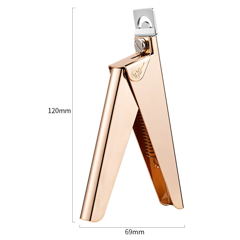 U-shaped Nail Art Clippers Trimmer Scissors French False Nail Cutting Stainless Steel Trimmers Cutters Manicure Tool