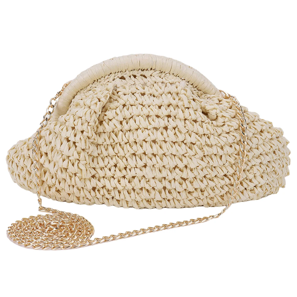 Straw Woven Shoulder Bag for Women Party Vacation