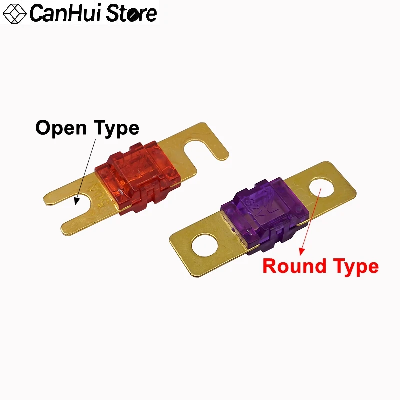 ANL Vergulde Stud Auto Zekeringen Mini Auto Stereo Audio AFS Zekering 20A 30A 40A 50A 60A 70A 80A 100A 125A 150A 32 V Auto Zekering Zekeringen Hot ( Size : 1Pcs, Color