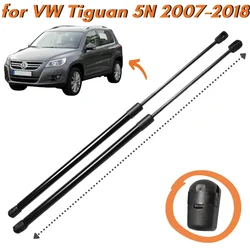Qty(2) Carbon Fiber Trunk Struts for Volkswagen Tiguan 5N 1st SUV 2007-2018 Rear Boot Tailgate Lift Supports Gas Spring Shocks
