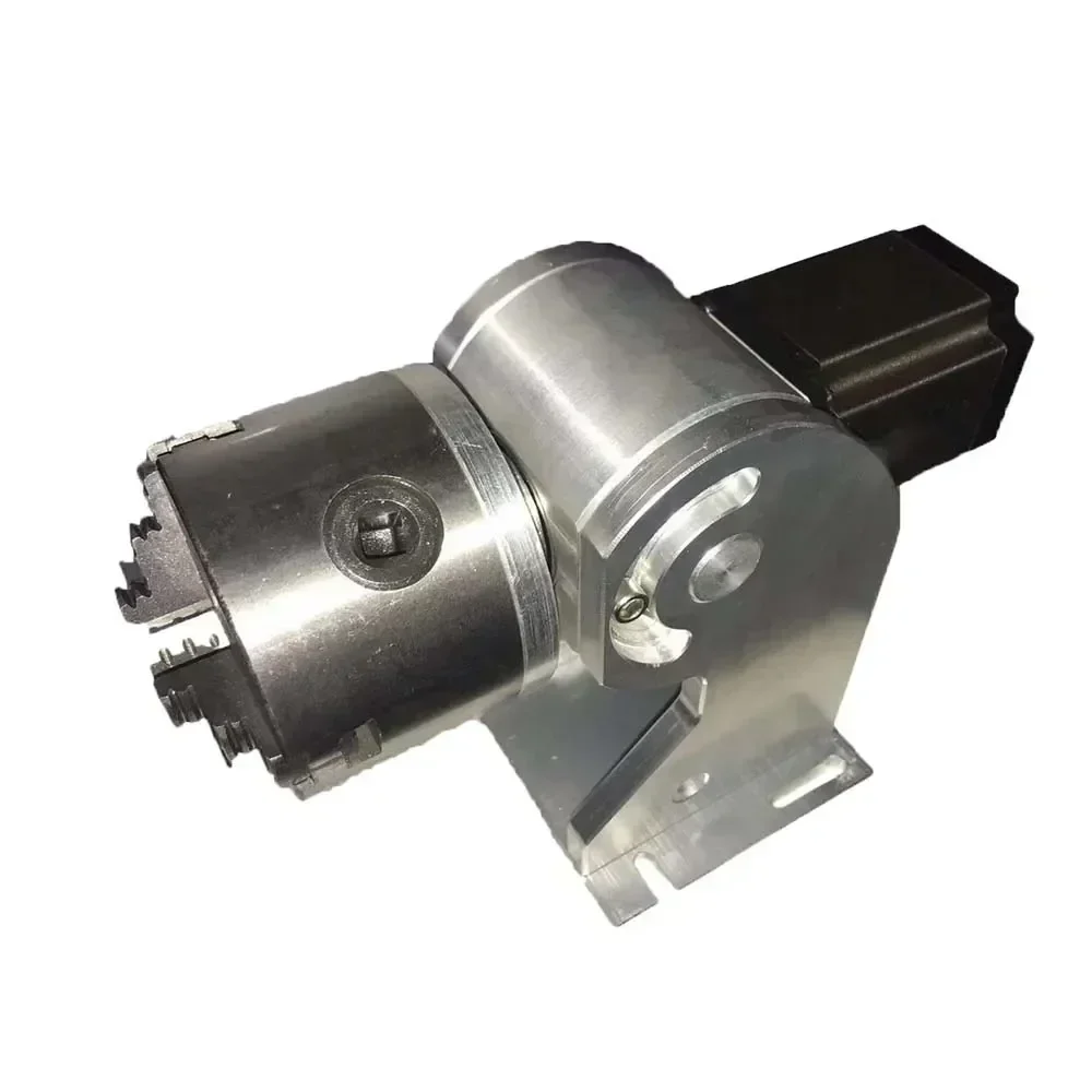 VEVOR 3-Klauen-Drehachsen-Markierungsmaschine, rotierende Welle für Faserlaser-Markierungsmaschine, 80 mm max. Rotationsachse, Typenschild, Gravuraum – Detail 5