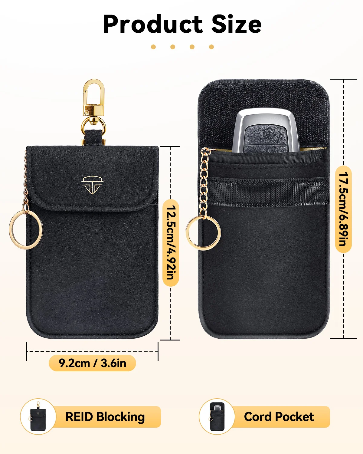Enhanced Anti-Theft Faraday Pouch with RFID Protection