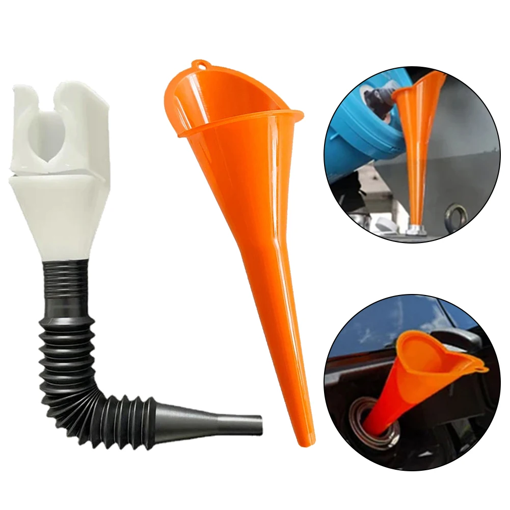 

Flexible Draining Tool Snap Funnel Multi-Purpose Flexible Fold Oil Funnel Tool For Car Motorcycle Truck Gasoline Filling