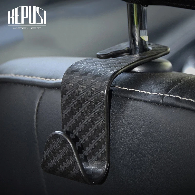

2/4 Pcs Hooks For Bags Car Clips Front Seat Headrest Organizer Holder Auto Fastener Hangers Car Storage Interior Accessories