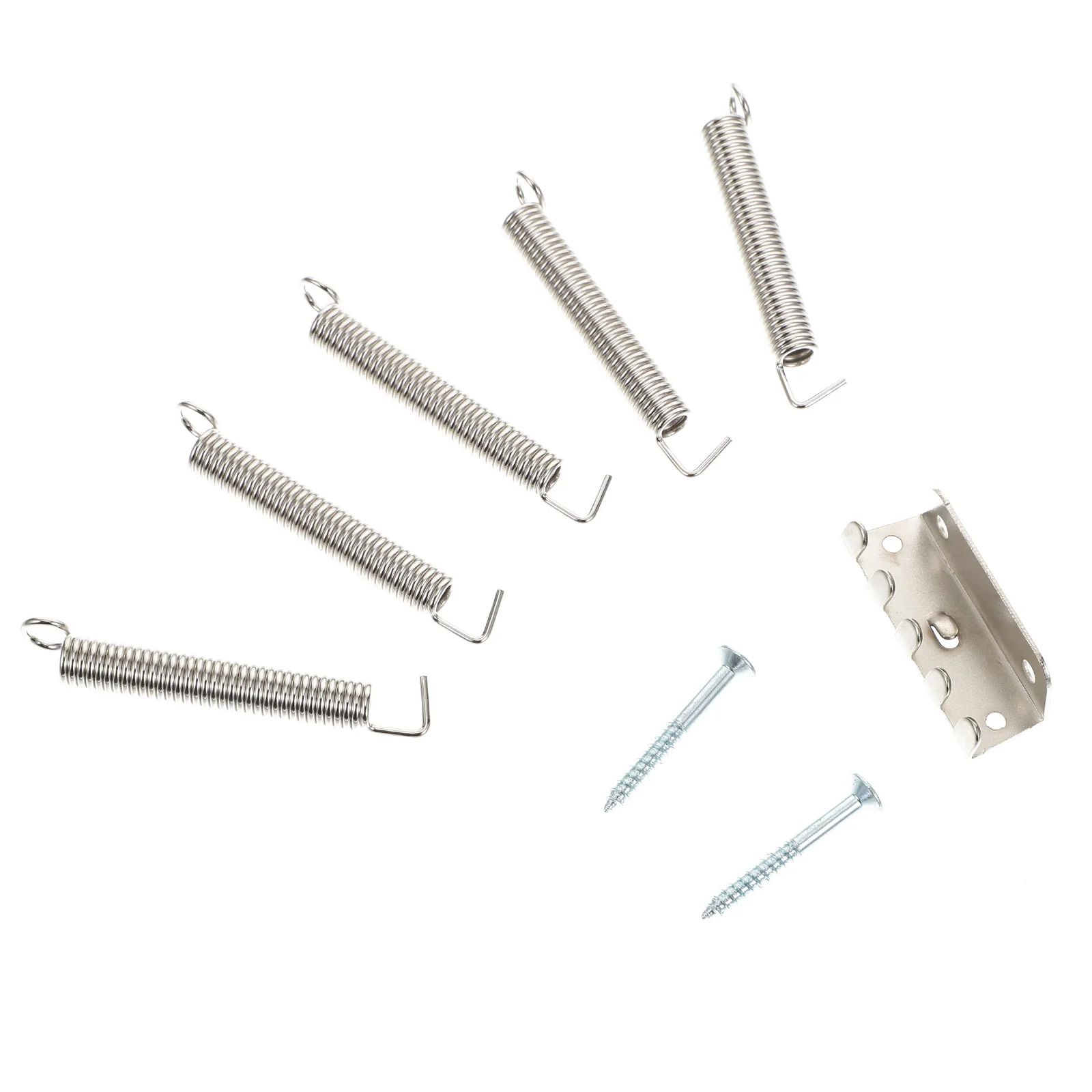 

1 Set of Electrical Guitar Supplies Tremolo Springs and Screws Set (Silver)