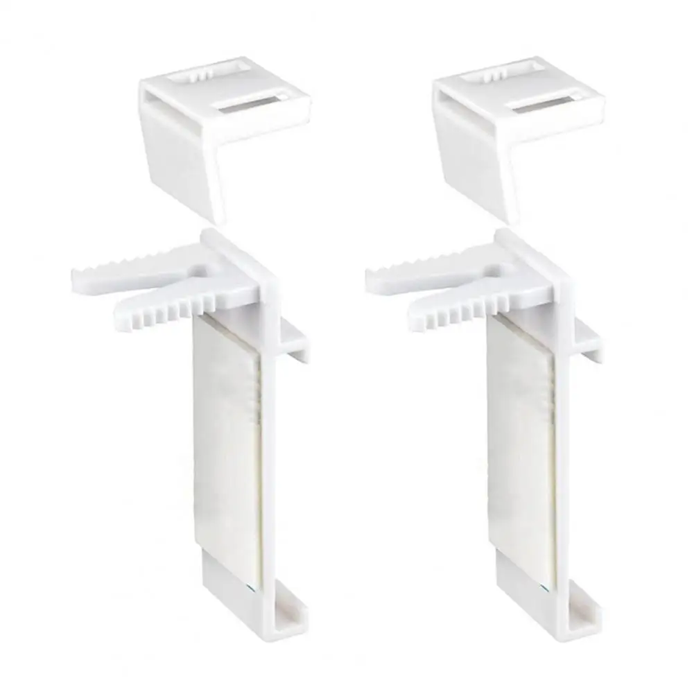 Roller Curtain Hanger Durable Easy Installation Clamp Holder Roller Blinds Self-Adhesive Hook