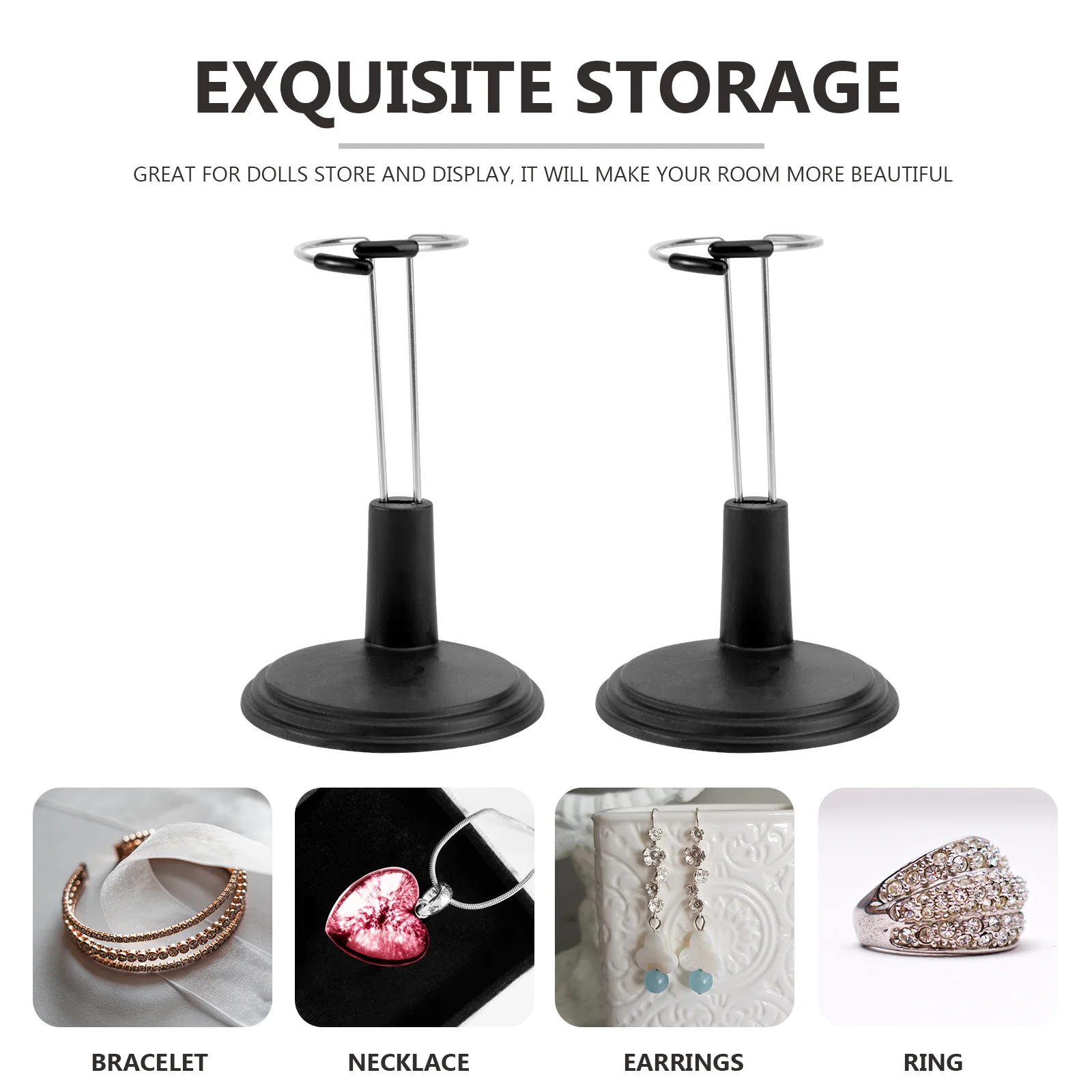 Storage Support Frame Small Figure Stands Display for Stuffed Animals