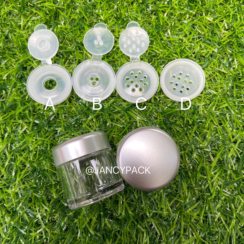 

5ml Empty Cosmetic Sifter Loose Powder Jars Container Screw Lid Makeup Refillable Bottles For Makeup Tools Refillable Bottles
