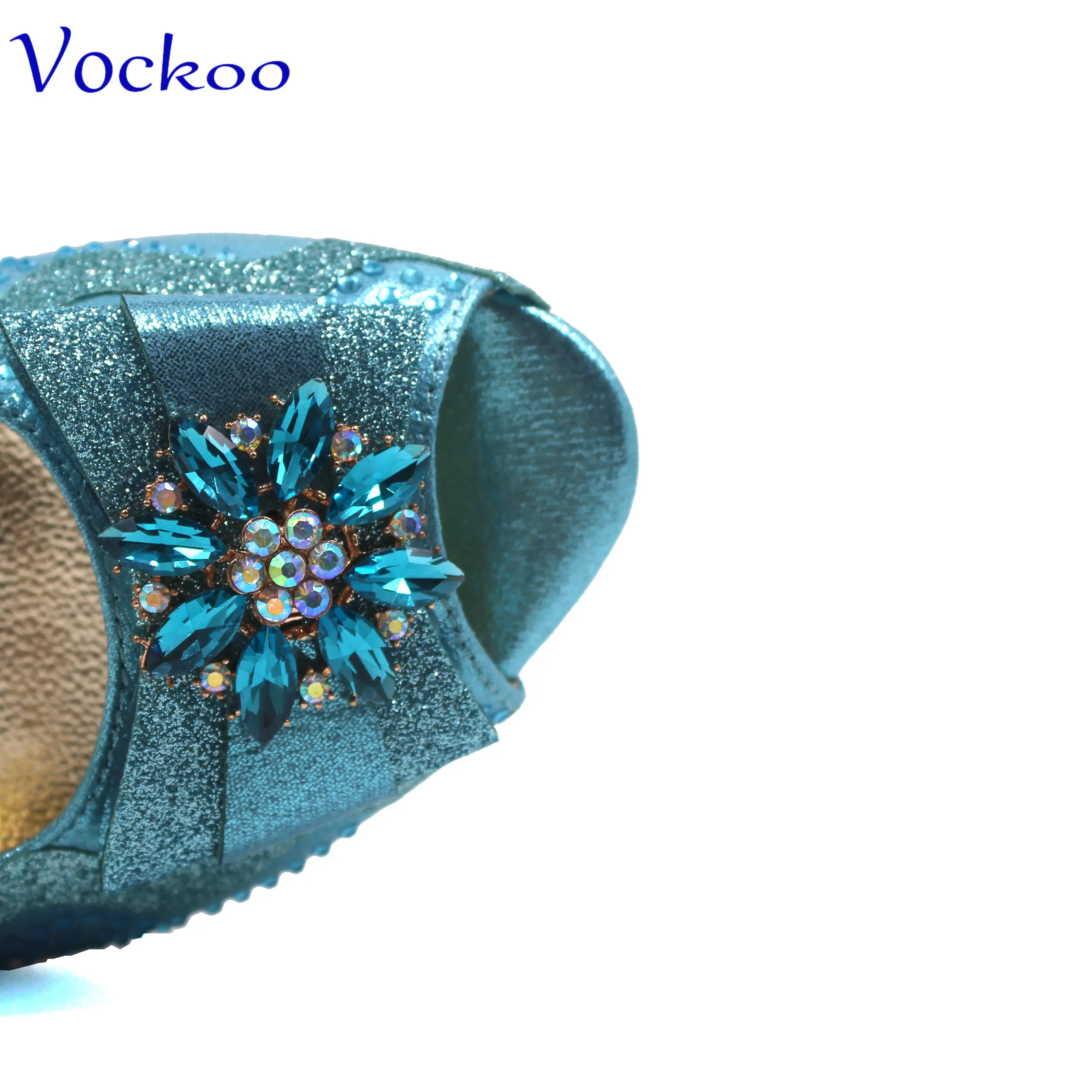 Blue Multi Coloured Shoes And Bag Elegant Ladies Shoes Matching