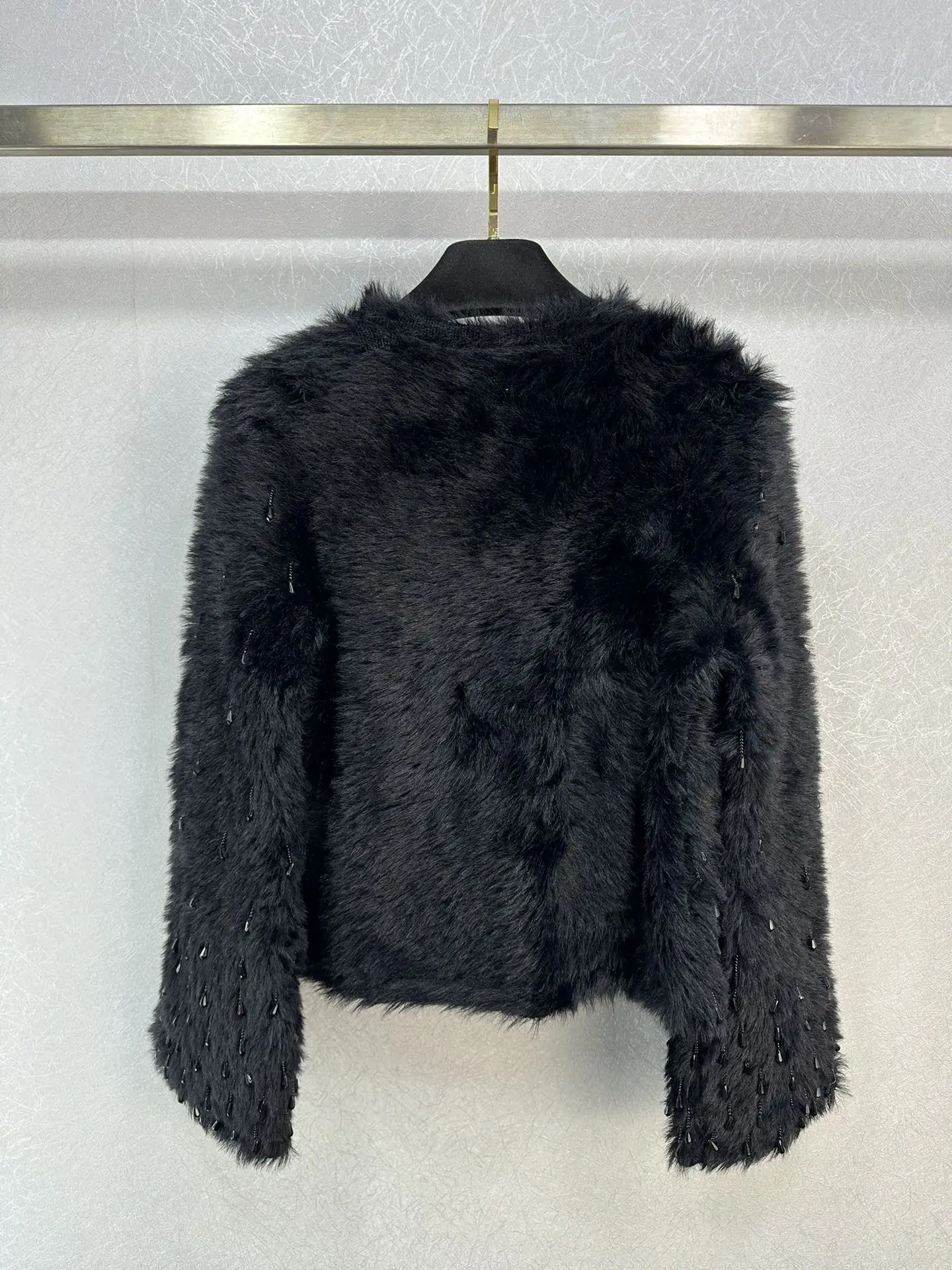 

2023 New Winter Handmade Beaded Cardigan Coat