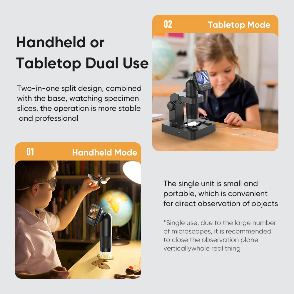 APEXEL Handheld Digital Microscope 