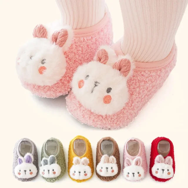 Non-slip Baby Floor Socks with Cute Rabbit Pattern