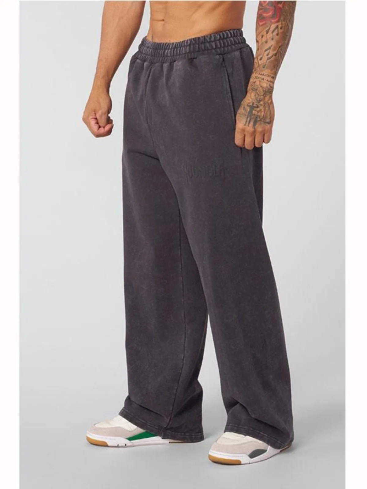 Loose Spor Trousers Casual Versatile Trendy Sweatpants Running Straight Leg Spring Autumn Pattern ex Long Pants