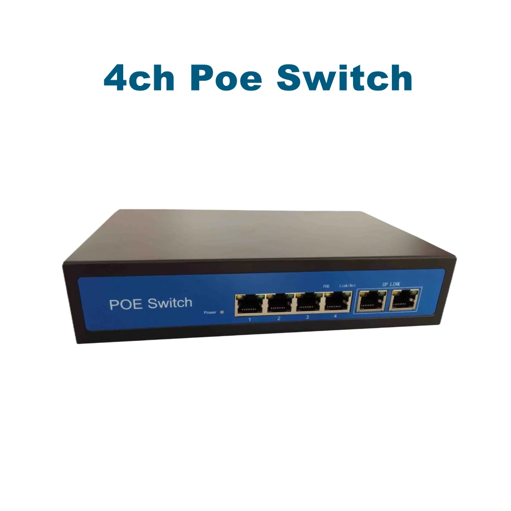 4CH 8CH 48V Network POE Switch for Ethernet IP Camera/ Wireless AP/ CCTV  Camera System/Video Intercom System