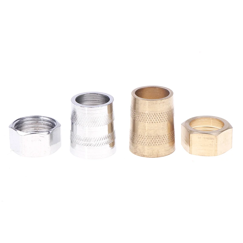 1Pc Shower Hose Nut Connector Connection Water Inlet Pipe Interface Nut Nozzle Connector Screw Parts Accessories water pipe connector