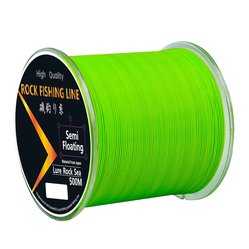 500m Angelschnur Super Starke Monofilament Nylon Fly Linie Regenbogen Draht Bionic Unsichtbare Spot Seil Pesca – Detail 4