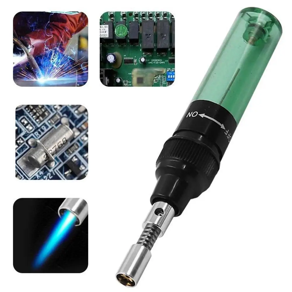 3 in 1 Portable Gas Soldering Iron Pen Professional Small Gas Welding Soldering Irons Heat-resistance Cordless Maintenance Tools