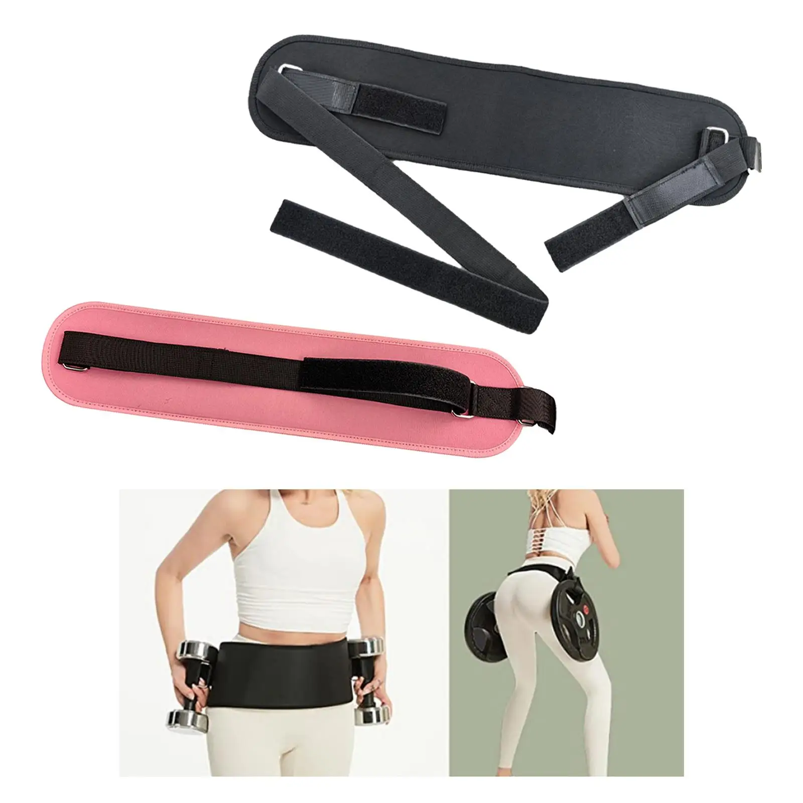 Hip Belt Adult Women Men Dumbbell Belt for Dips Kettlebells Fitness