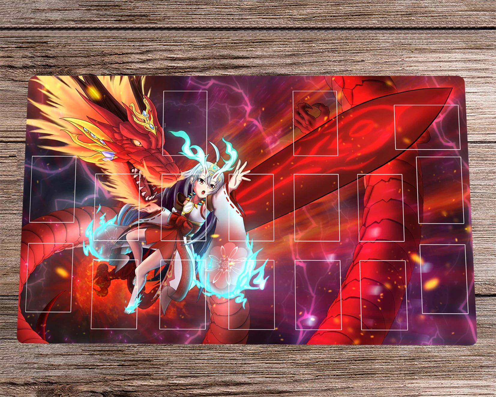 Yugioh Playmat Kurikara The Immovable Avatar Tcg Ccg Trading Card Game