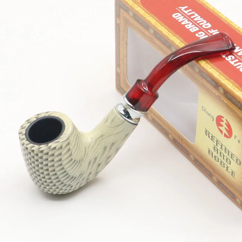 Detachable Resin Snake Grain Pipe Filter cigarette holder Smoking Pipe Tobacco Cigarettes Cigar Pipes Gift