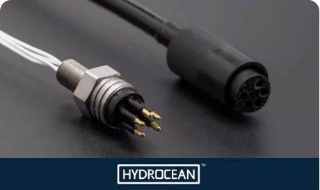 Hydrocea 1000m Depth ROV Open Diy Kit Waterproof Connector male Socket female Cable for Subcon Remote Operated Vehicle 2