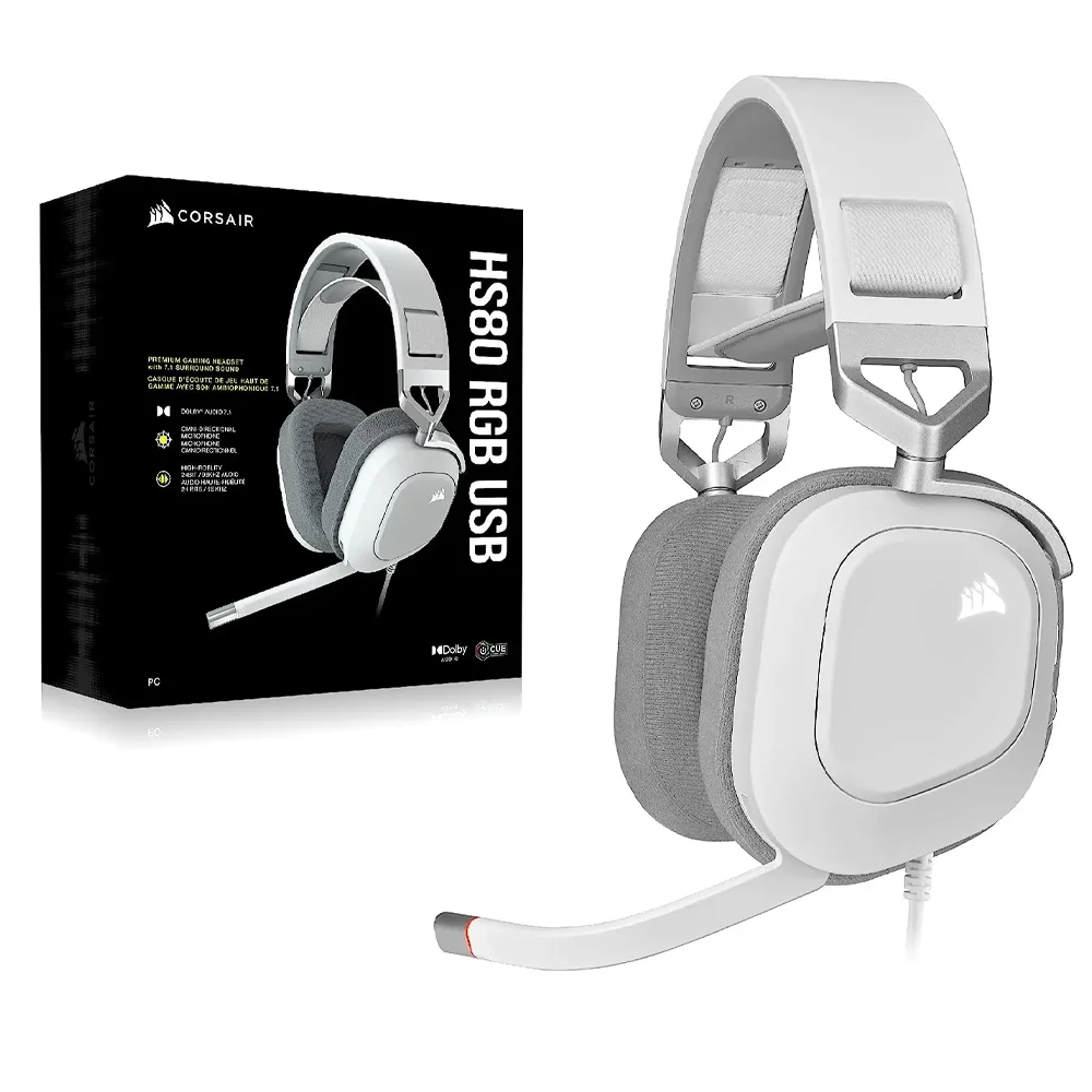 Corsair HS80 RGB WIRELESS ゲーミングヘッドセット HS80 RGB WIRELESS Gaming Headset Manual | CORSAIR