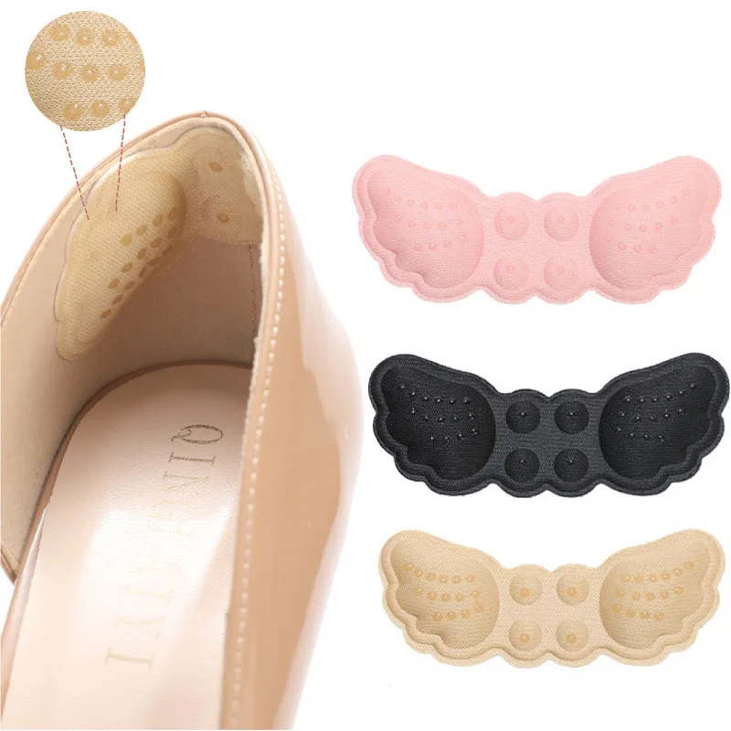 Shoe Insoles 2pcs Women Insoles Patch Heel Pads For Sport Shoes Pain Relief Antiwear Feet Pad Protector Back Sticker