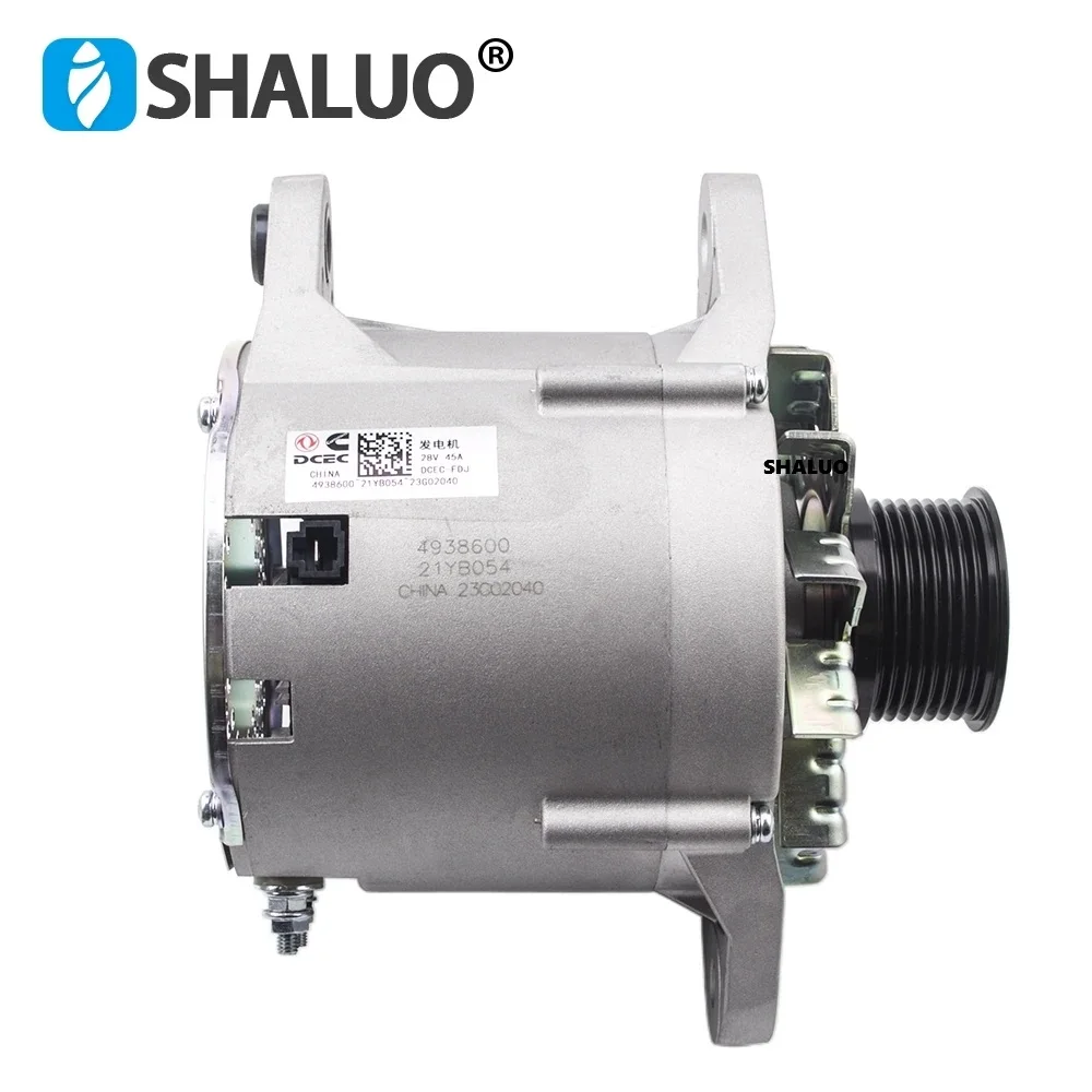 28V 45A Genuine DCEC Alternator Generator 4938600 37N-01010