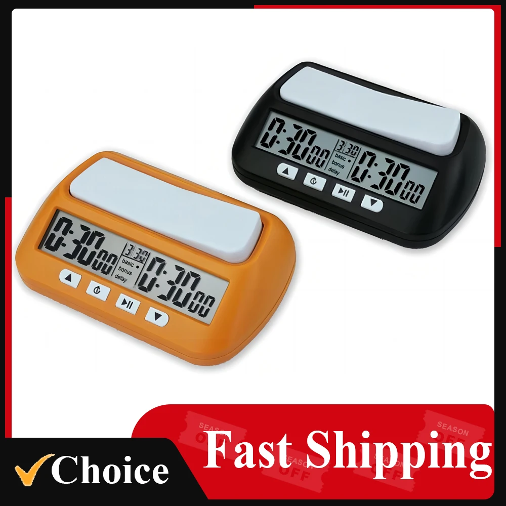 Chess Timer 3-in-1 Multipurpose Portable Professional Chess Clock Digital Chess Timer Game Timer
