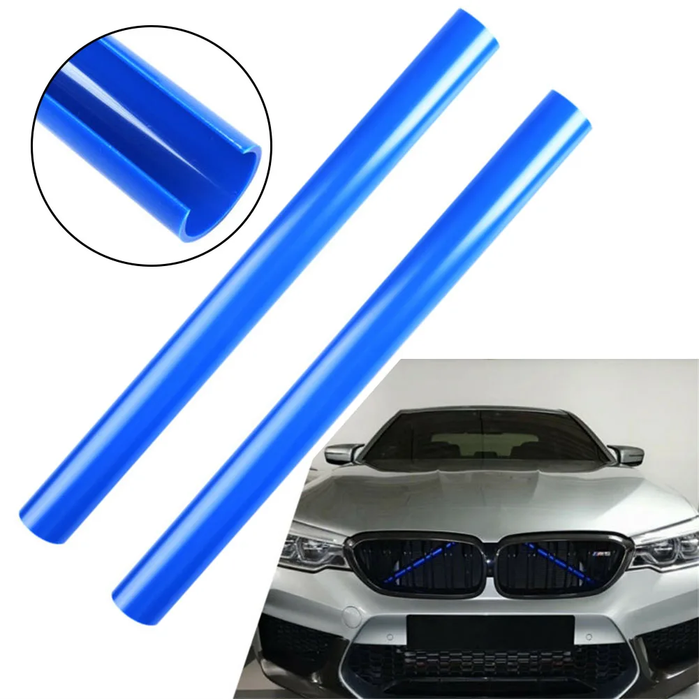 2Pcs Support Grill Bar V Brace Wrap ABS Blue For BMW G01 G02 G05 G06 G07 G30 G38 G32 Car Grille Trim Strip New 2Pcs Support Grill Bar V Brace Wrap ABS Blue For BMW G01 G02 G05 G06 G07 G30 G38 G32 Car Grille Trim Strip New