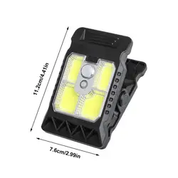Solar - Powered Motion Sensor Outdoor Security Light - Waterproof Gutter and Garden Decor (COB)