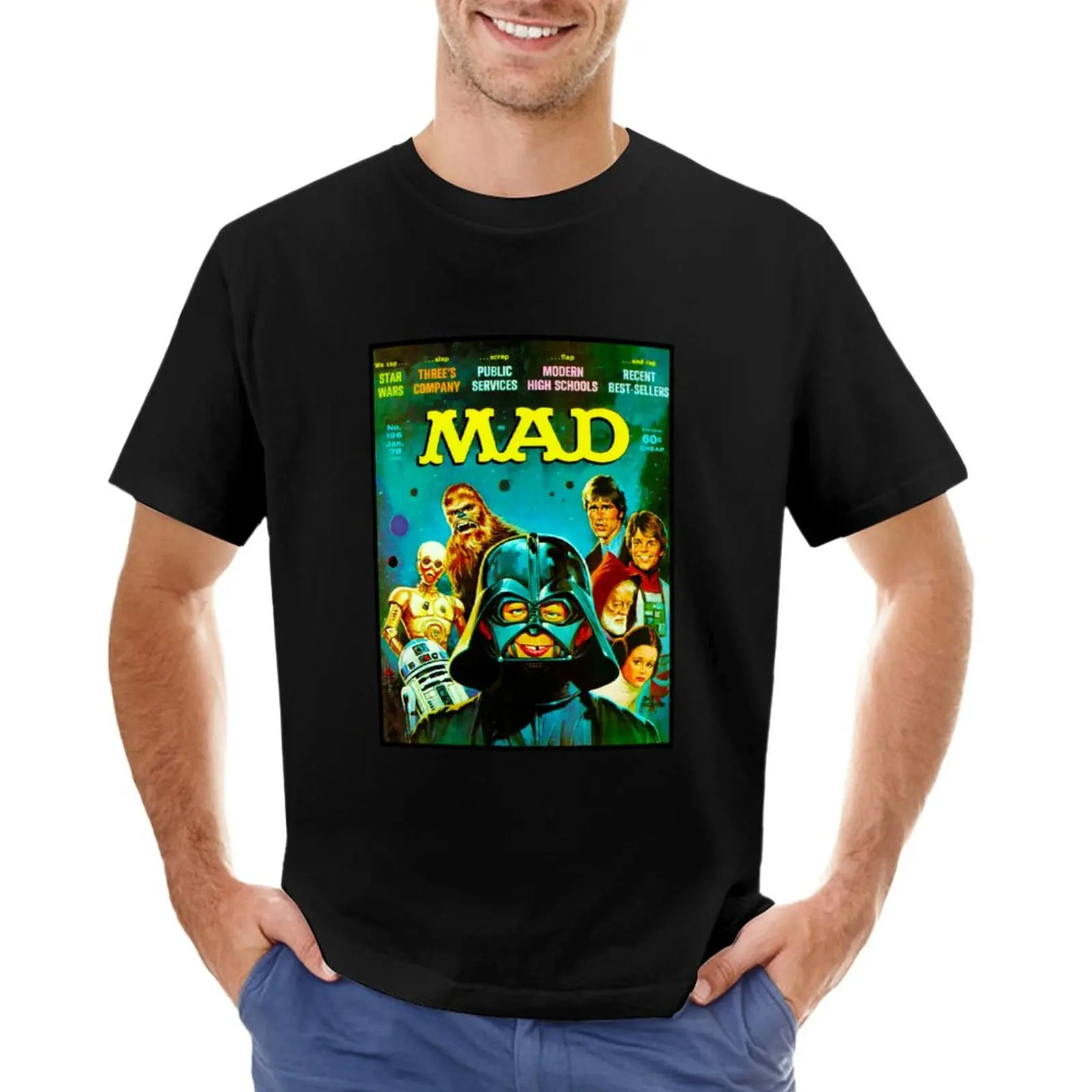 

A GREAT CLASSIC MAD MAGAZINE COVER, #196 T-Shirt plain t-shirt new edition t shirt Short t-shirt mens graphic t-shirts pack