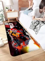 Hallwy Cartpet Marc Marquez 93 Motorcycle Rugs Foot Carpets Entrance Doormat Kawaii Rug Floor Mats Non-slip Home Kitchen Decor 1