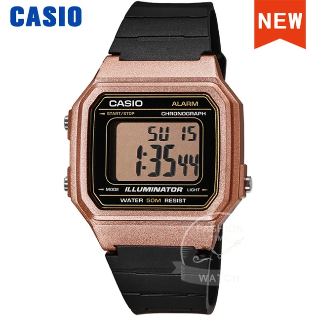 Casio Orologio digitale al quarzo da uomo con cinturino in resina WS-1700H- 5AVCF, Beige, Moderno
