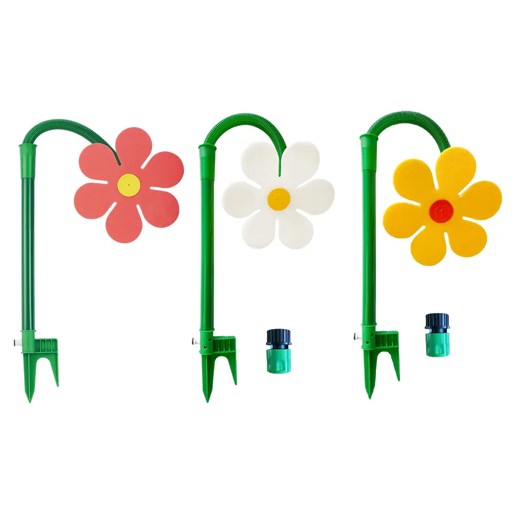 Crazy Daisy Sprinkler, 360° drehbar, tanzende Blumen-Wassersprinkler, verstellbarer Rasensprinkler für die Gartenbewässerung