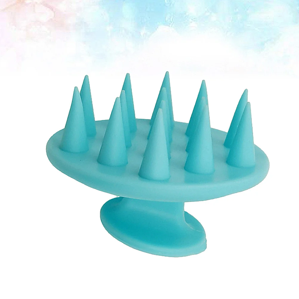 

1PC Hair Brush Silicone Shampoo Scalp Massage Brush Hair Washing Spa Slimming Massage Brush