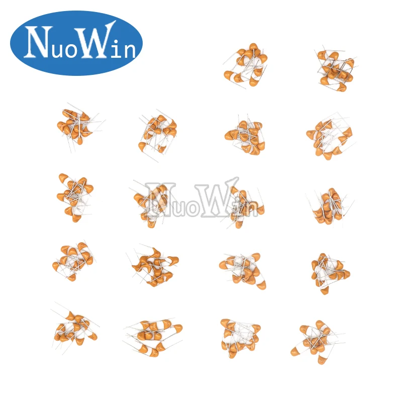 Monolithic Ceramic Capacitor Kit 180PCS 18values*10pcs 20PF-1UF 50V Capacitance Assorted DIY Set ceramic capacitor multilayer capacitor