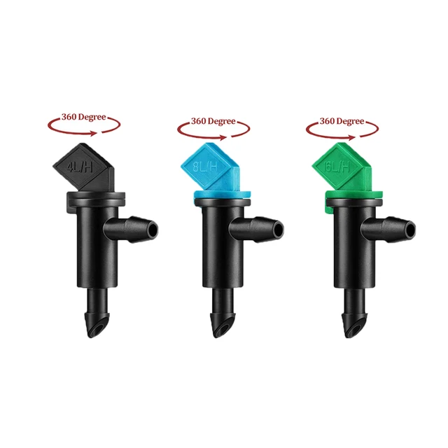 20Db Zászló Csepegtető Mikro Öntözés Folyamatos Áramlás Kompenzáló Kibocsátók Kerti Üvegházhatású Növényi Öntőszerszám