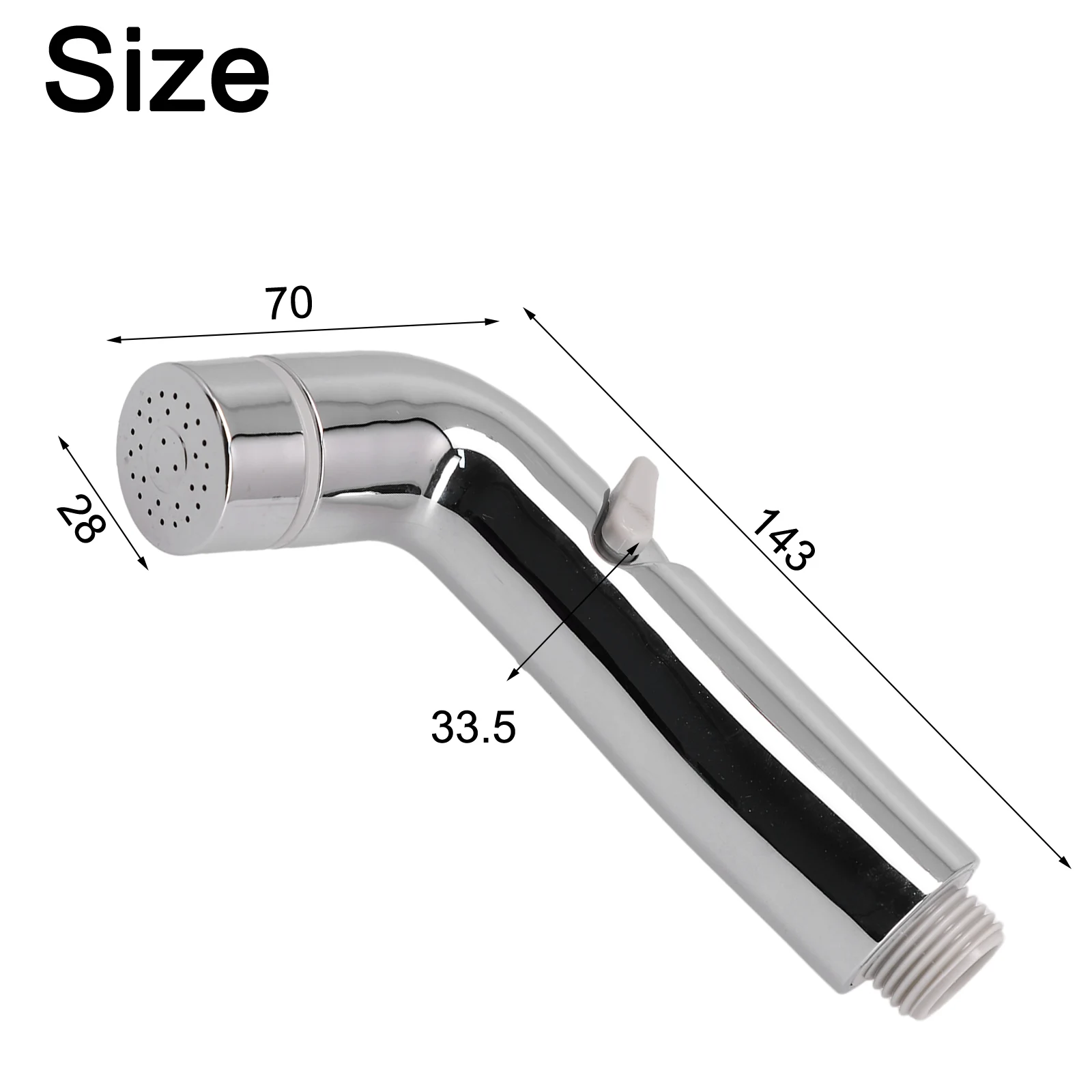 

Toilet Bidet Sprayer Bidet Sprayer Convenient Flow Control Bidet Sprayer for Elderly and Children No Splashing