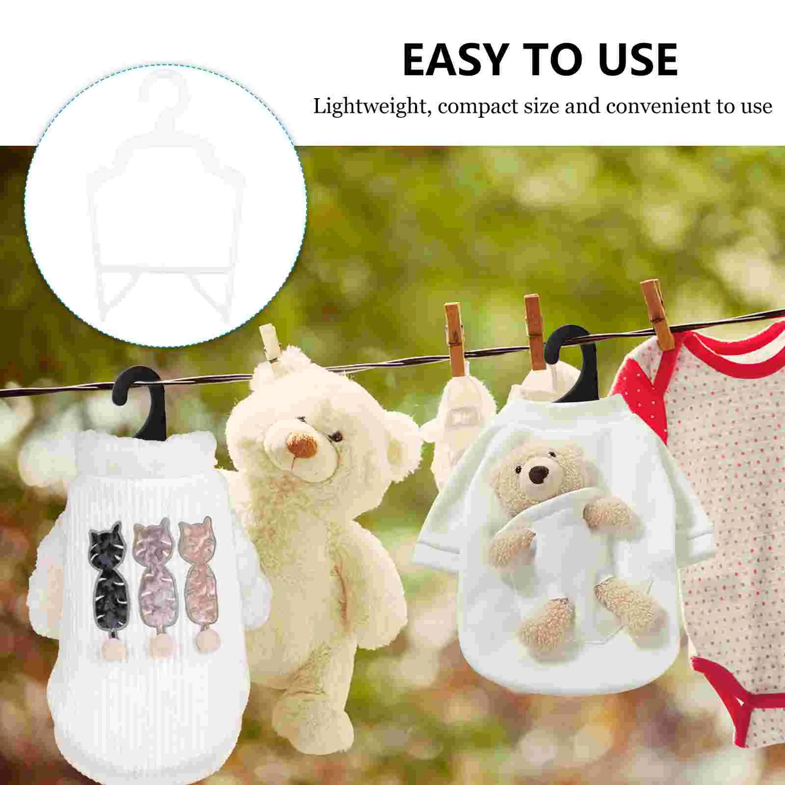 

Apparel Hangers Kids Clothes Hangers Cat Clothing Hanger Drying Rack Holder 10pcs for Toddler Dress Pants Skirt Dress Size