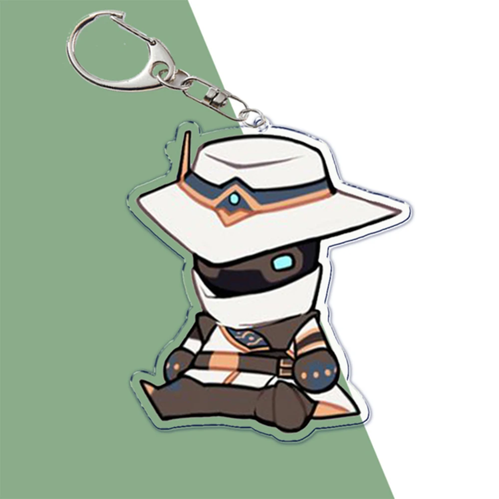 Anime Valorant Acryl Schlüsselbund Kam Llaveros Schlüssel Kette Abzeichen Cartoon Cosplay Anhänger Zubehör Schmuck Frauen Männer Fans Geschenke – Detail 7