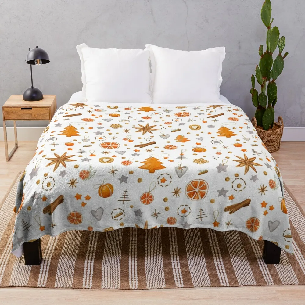 

spicy orange Throw Blanket Soft Large Blankets