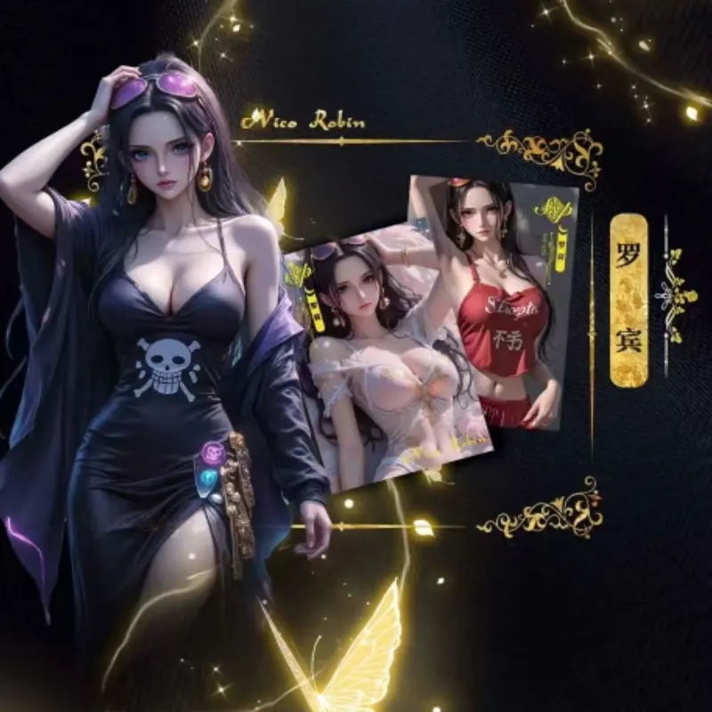 Kakaxuan Culture One Piece A5 Collection Waifu Card Board Boa Nami Robin Doujin Toys Trading Gift
