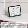 LCD Digital Wall Clock Large Screen Display Multi-Function Magnetic Design Thermometer Humidity Monitor Home and Decoration Led 4