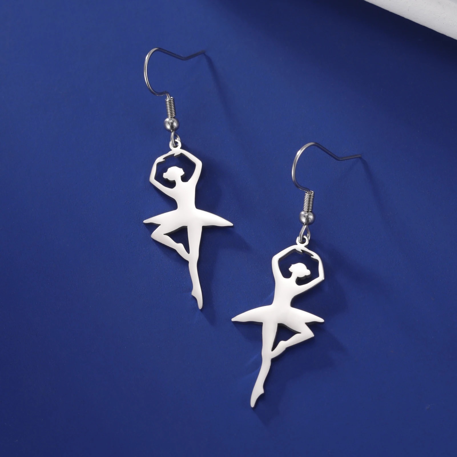 UniftElegantBalletDancerEarringsforWomenStainlessSteelDrop