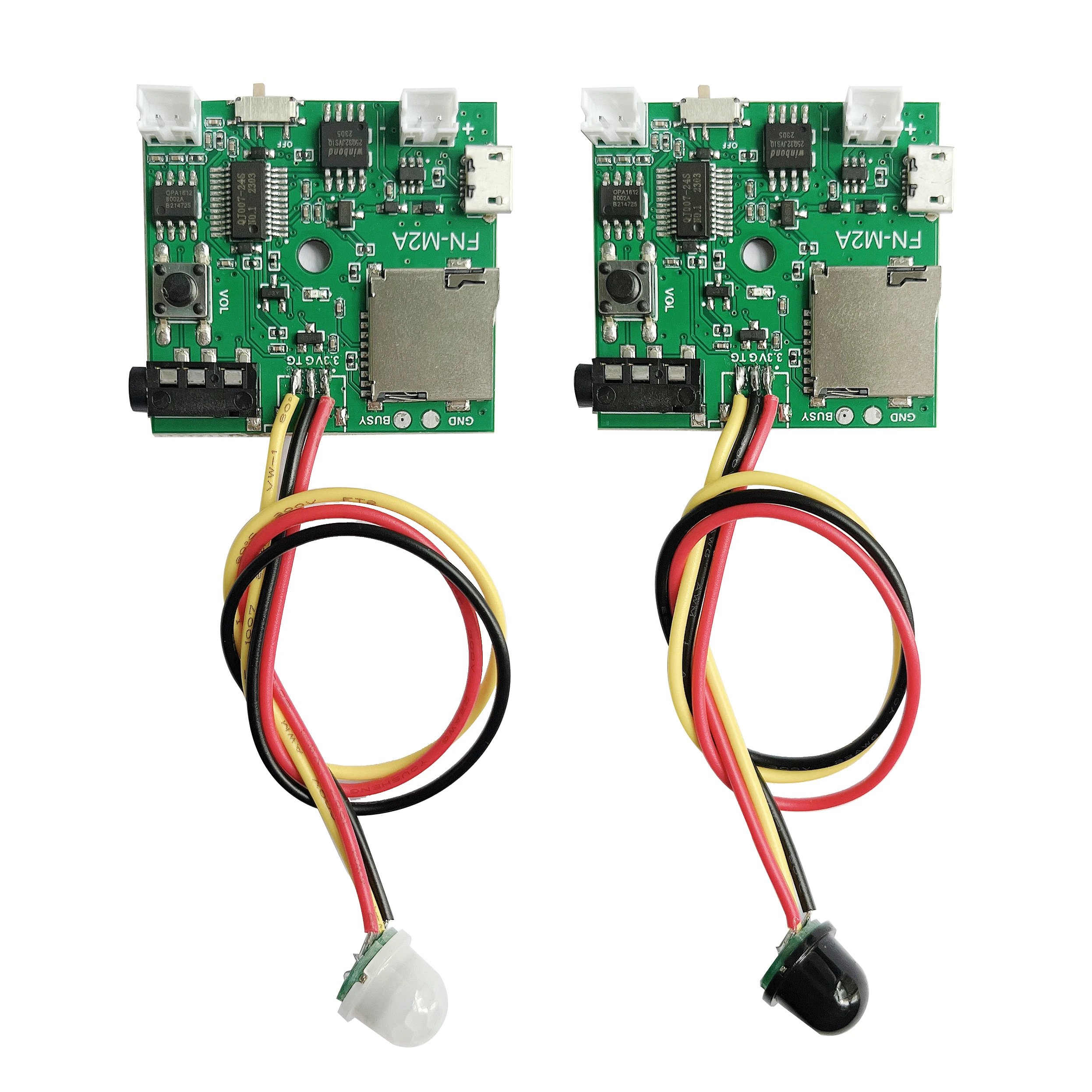 PIR Motion Activated Speaker for Statue Motion Sensor Activated Voice Player Talking Payer for Artwork or Exhibit