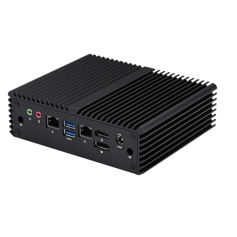Qotom Mini PC Win 10/11 Linux 10th Gen Intel Core i3-10110U/ i5-10210U Processor Onboard Mini Desktop PC X86 2