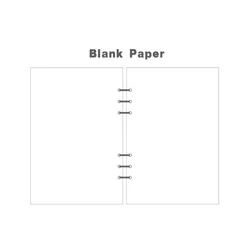 Laser Engraved Notebook Planner & Organizer - Premium Office Supplies Journal - A7 (BLANK)