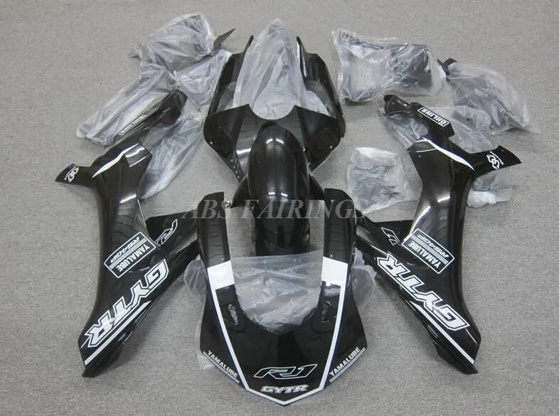 4 Regali Nuovo Kit Carene Bici Abs Adatto Per Yamaha Yzf - R1 R1M 2020 2021 2022 2023 2024 20 21 22 23 24 Set Carrozzeria Nero Bianco