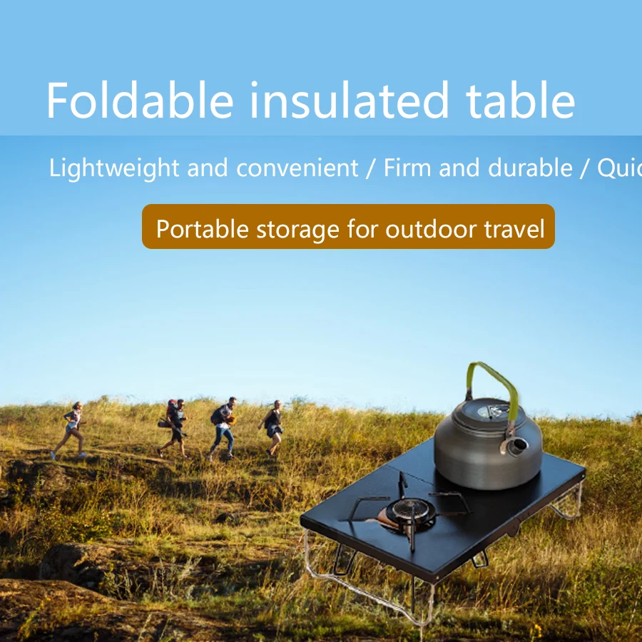 Grope Small Folding Camping Table lightweight and mobile,suitable for outdoor activities such as camping,barbecuing,and cooking